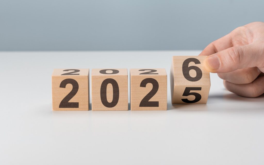 End of the year, 2025 changing to 2026