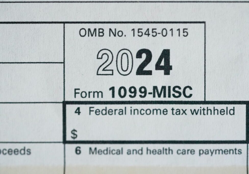 Contract Worker 1099 MISC tax form