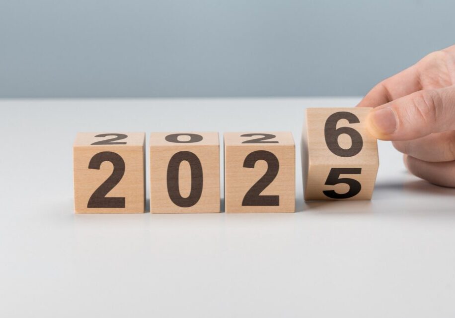 End of the year, 2025 changing to 2026